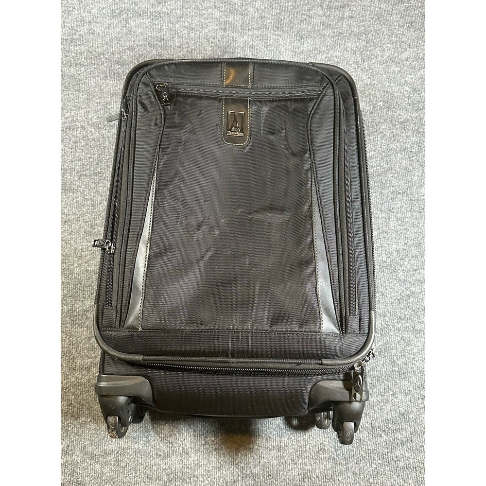 Travel Pro 20x14x7 Carry On Black Luggage Container Expandable  Wheels